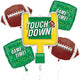 Football Game Time Touchdown Balloon Bouquet