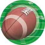 9" Paper Plates - Football Party (8ct) - Unique