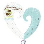 Forever Always SuperShape XL 32″ Foil Balloon by Anagram from Instaballoons