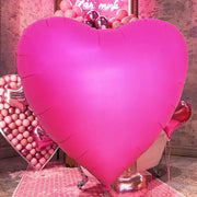 Fuchsia Heart 65″ Foil Balloon by Imported from Instaballoons