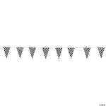 Fun Express Checkered Pennant Banner 100′