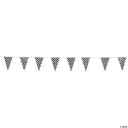Fun Express Checkered Pennant Banner 100′