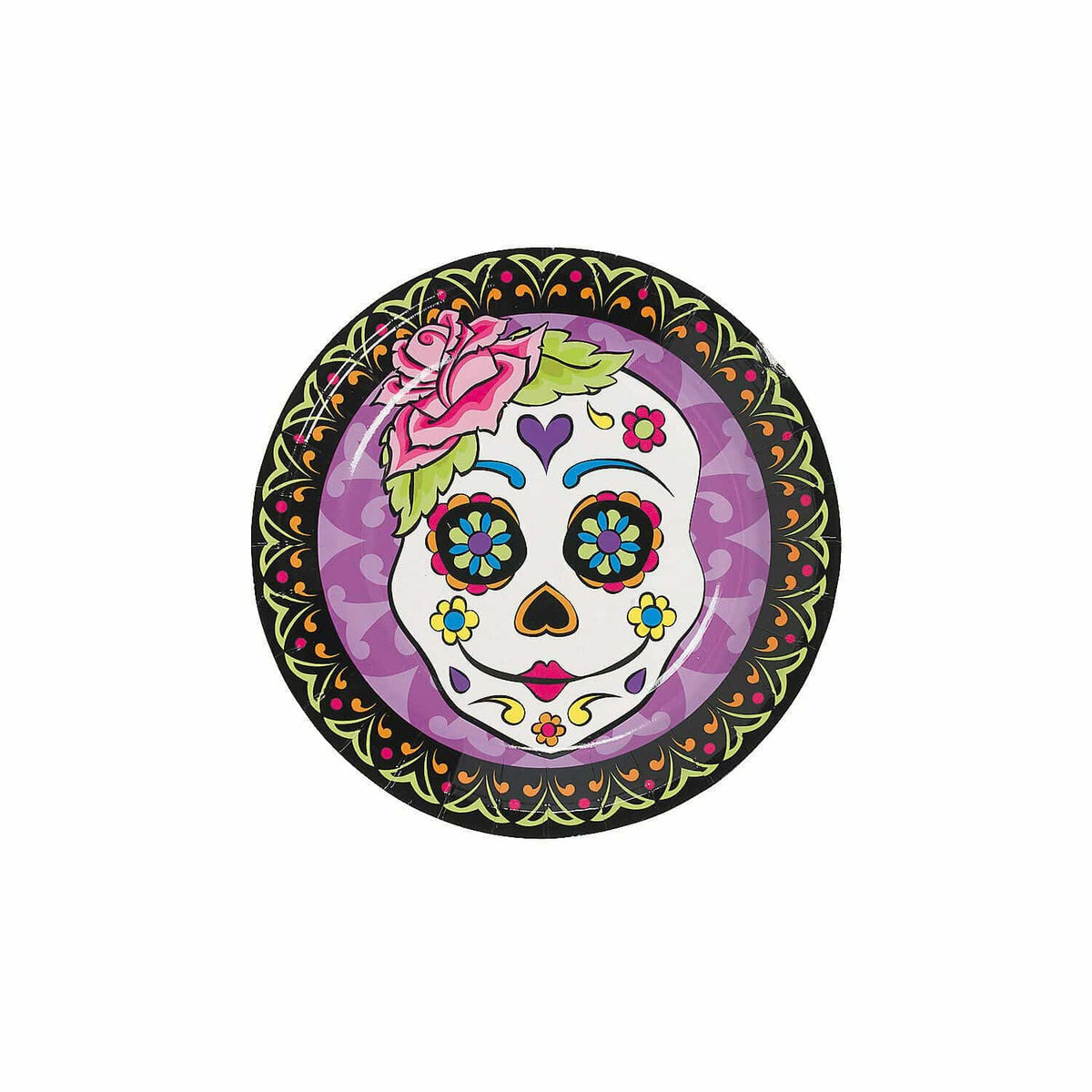 Fun Express Day of the Dead Dessert Plates (8 count)