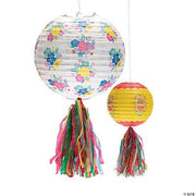 Fun Express Fiesta Floral Hanging Lanterns 8″