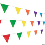 Fun Express Multicolor Pennant Banner 100′