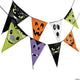 Large Character Plastic Pennant Banner Halloween Decoration