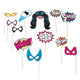 Superhero Girl Photo Stick Props (10 piece set)