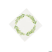 Fun Express Party Supplies Spring Greenery Beverage Napkins 5″ (16 count)