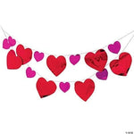 Fun Express Party Supplies Valentine Heart Garland
