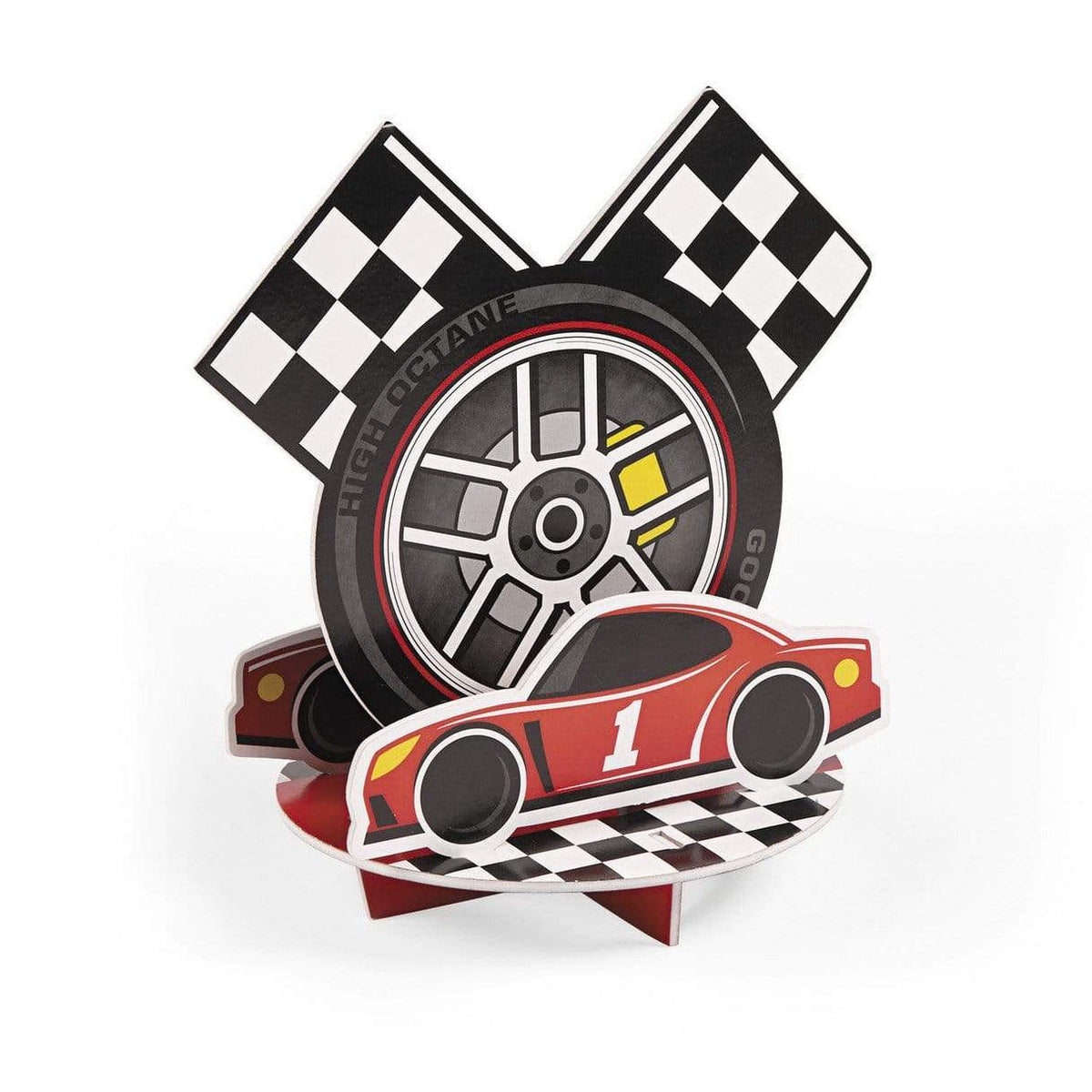 Fun Express Racecar Birthday Centerpiece