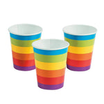 Fun Express Rainbow Party 9oz Cups (8 count)