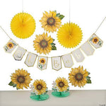 Fun Express Sunflower Baby Decor 9 Piece Set ( count)