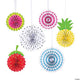 Tutti Frutti Hanging Fans Assorted 6 Piece Set