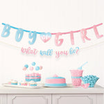 Gender Reveal Banner Kit by Amscan from Instaballoons