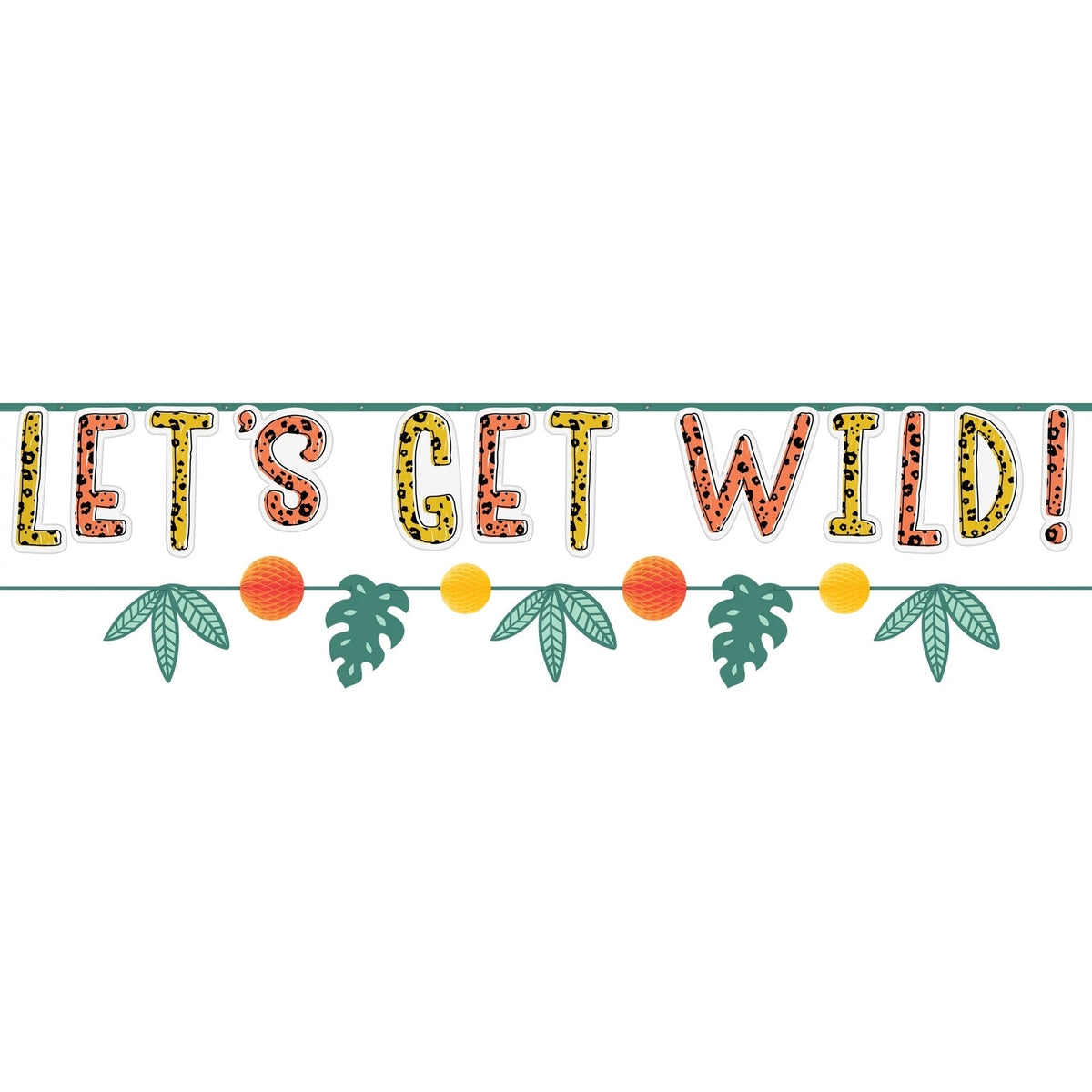 Get Wild Birthday Banner Kit by Amscan from Instaballoons