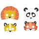 Get Wild Bday Paper Masks (8 count)