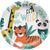 Get Wild Birthday Round Plates 9″ by Amscan from Instaballoons