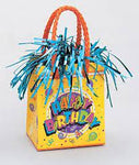 Giftbag Wt - Bday Blast 12″ Latex Balloons by Unique from Instaballoons