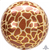 GIRAFFE PRINT ORBZ (PKG) Foil Balloon - Anagram
