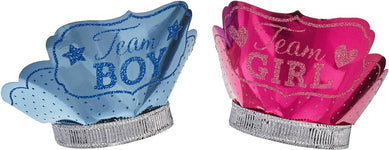 Tiaras - Girl or Boy? (12ct) - Amscan
