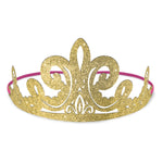 Glitter Paper Tiaras - Princess (8ct) - Amscan