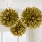 Gold Fluffy Deco by Amscan from Instaballoons