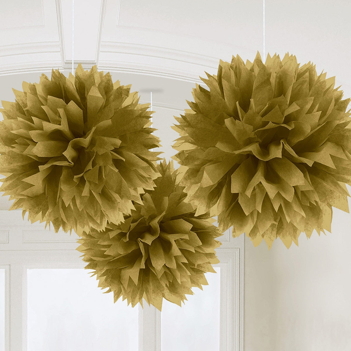 Gold Fluffy Deco by Amscan from Instaballoons