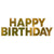 Gold Happy Birthday Layon by DecoPac from Instaballoons