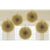 Gold Mini Fan Deco by Amscan from Instaballoons