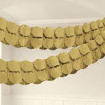 Gold Paper Garland 12ft 1ct - Amscan