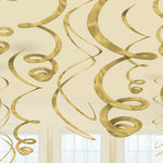 Gold Swirl Deco by Amscan from Instaballoons