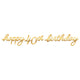 Golden Age Birthday 40th Letter Banner 12″