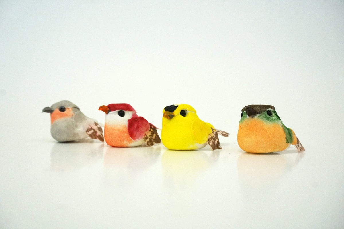Golden Bell Party Supplies Sparrow Assorted   2″ (12 count)