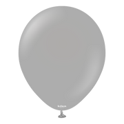 Grey 18″ Latex Balloons by Kalisan from Instaballoons