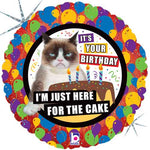 Grumpy Cat Birthday 18″ Foil Balloon by Betallic from Instaballoons