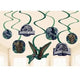 Hanging Swirl Decorations - Jurassic World Into the Wild (6ct)
