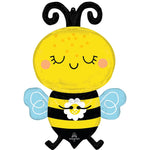 Happy Bee 32″ Foil Balloon by Anagram from Instaballoons