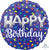 Happy Birthday Balloon Letters 18″ Foil Balloon by Anagram from Instaballoons