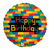 Happy Birthday Blocks 18″ Foil Balloon by Betallic from Instaballoons