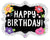 Happy Birthday Flower Dots 30″ Foil Balloon by Betallic from Instaballoons