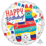 Happy Birthday Pinata 18″ Foil Balloon by Anagram from Instaballoons