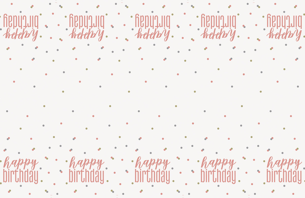 Happy Birthday Rose Gold Tablecover by Unique from Instaballoons