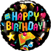 Happy Birthday Video Gaming 18″ Foil Balloon by Qualatex from Instaballoons