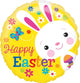 Happy Easter Yellow 18″ Balloon