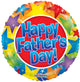 Happy Father's Day Stars 18″ Balloon