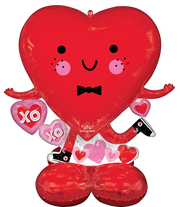 Happy Heart AirLoonz 43″ Foil Balloon by Anagram from Instaballoons
