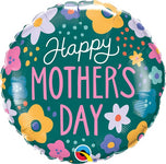 Happy Mother's Day Blossoms 18″ Foil Balloon by Qualatex from Instaballoons