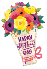 Happy Mother's Day Bouquet 30″ Foil Balloon by Betallic from Instaballoons