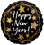 Happy New Year Gold Sparkle 18″ Foil Balloon by Anagram from Instaballoons