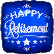 Happy Retirement Blue 18″ Foil Balloon by Anagram from Instaballoons